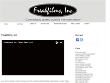 Tablet Screenshot of freakfilms.com